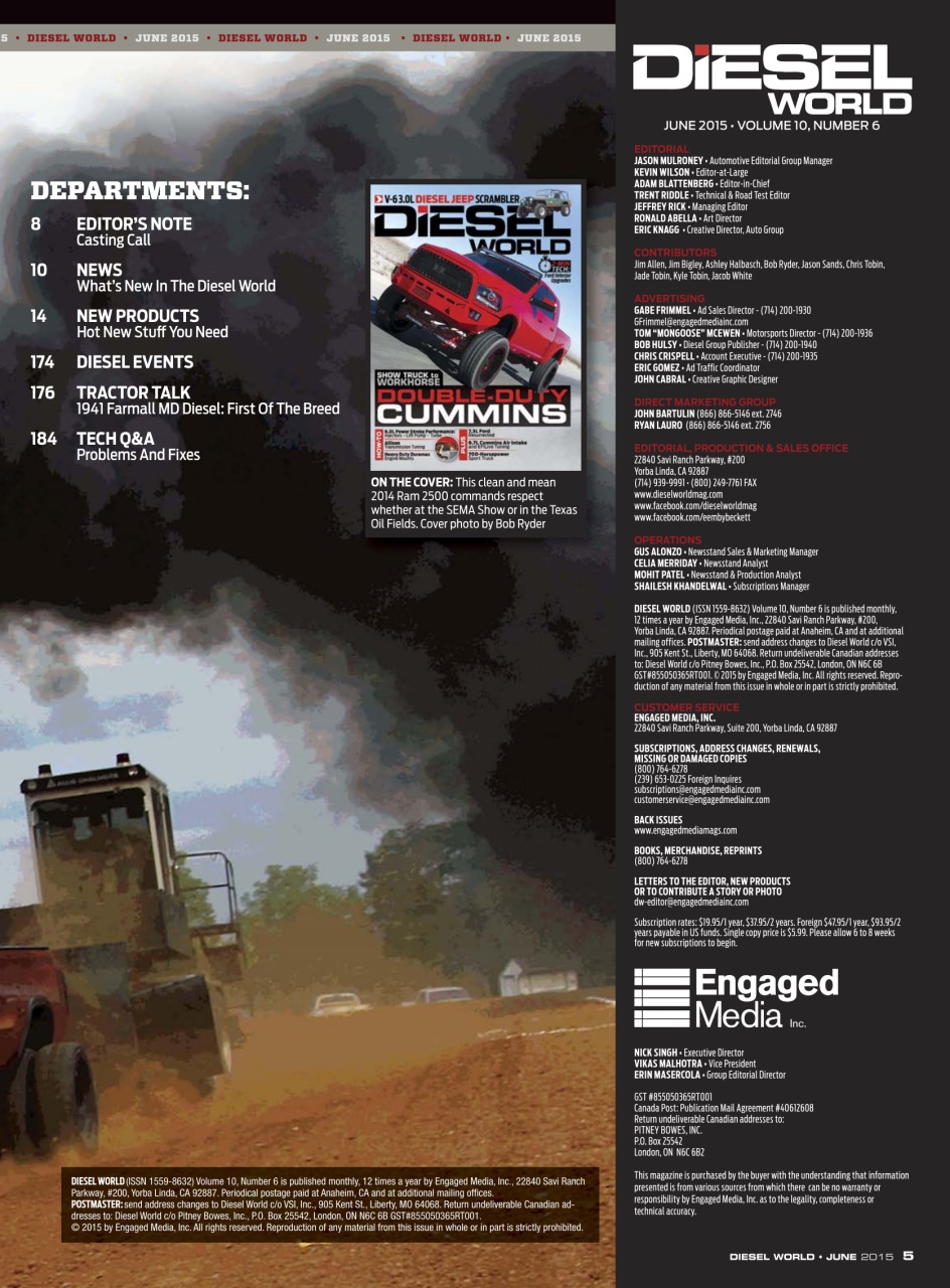 Diesel World Preview Pages