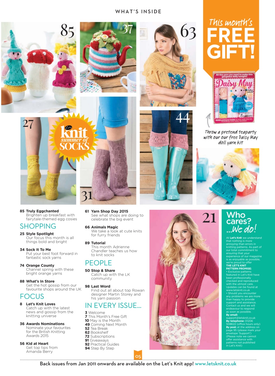 Let's Knit Preview Pages