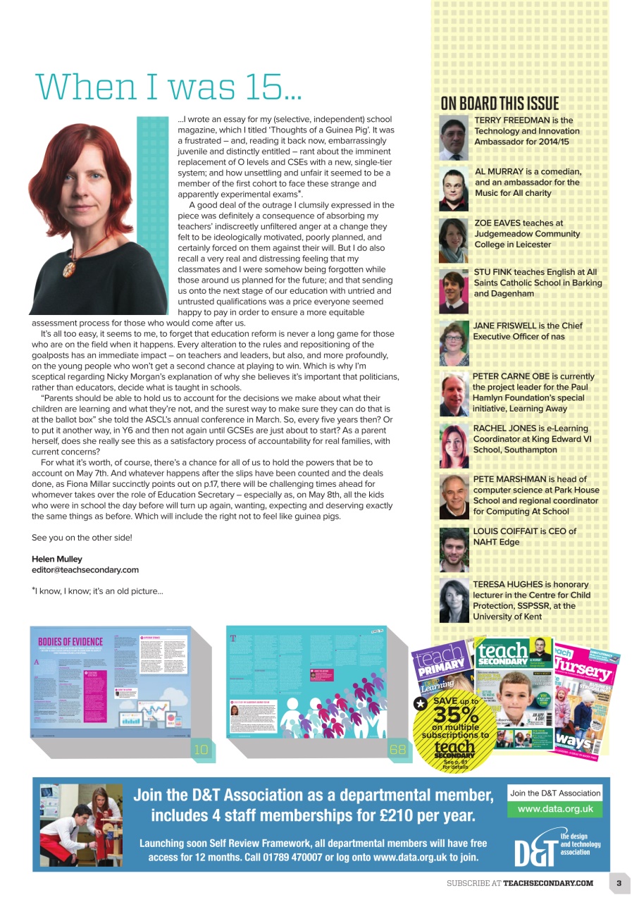 Teach Secondary Preview Pages