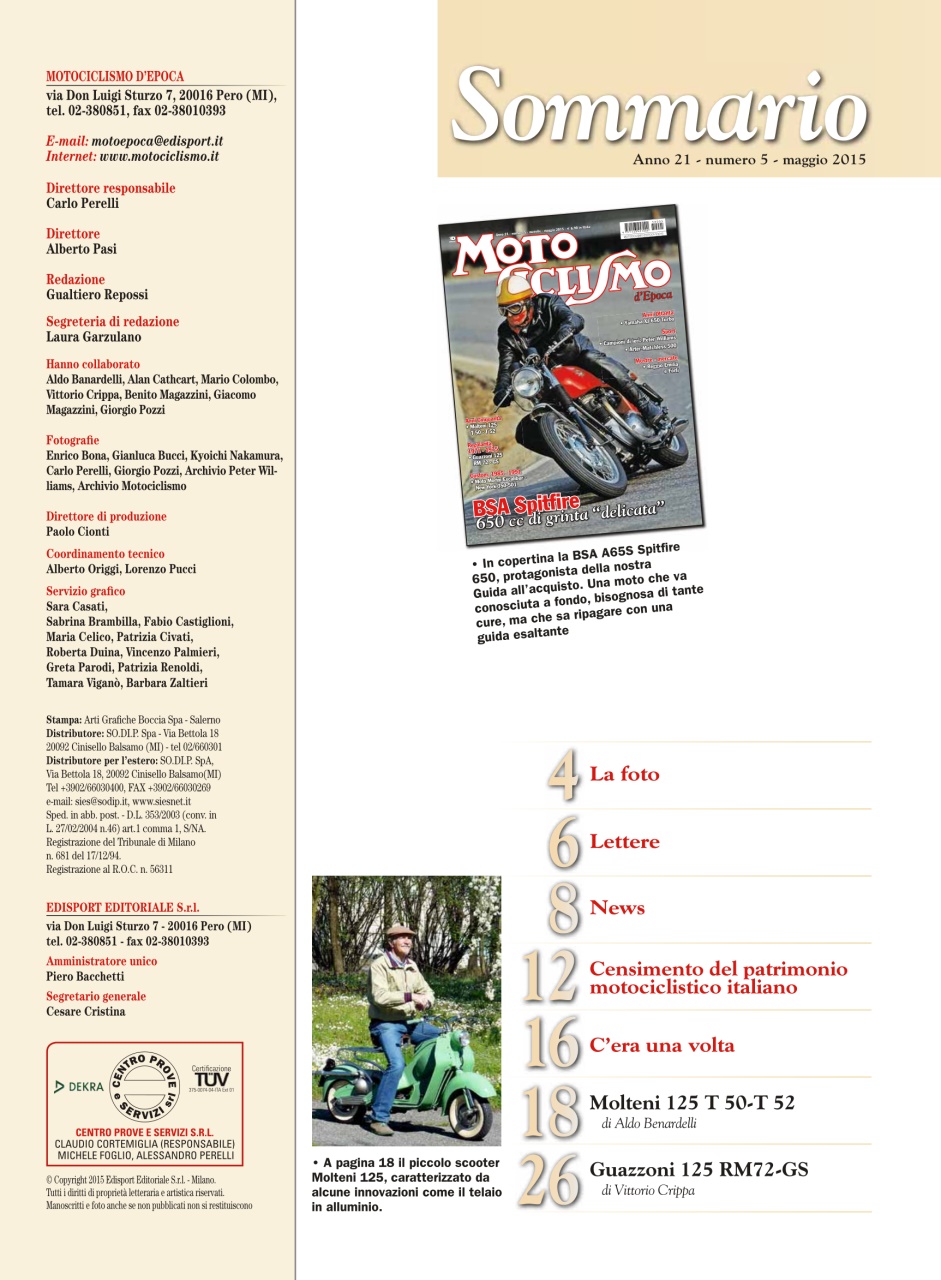 Motociclismo d'Epoca Preview Pages