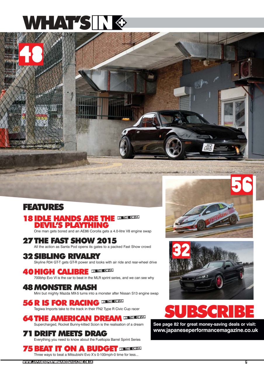 Japanese Performance Preview Pages