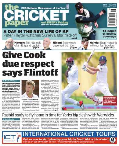 The Cricket Paper issue 17th April 2015