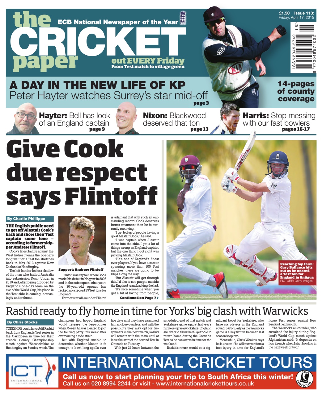 The Cricket Paper Preview Pages
