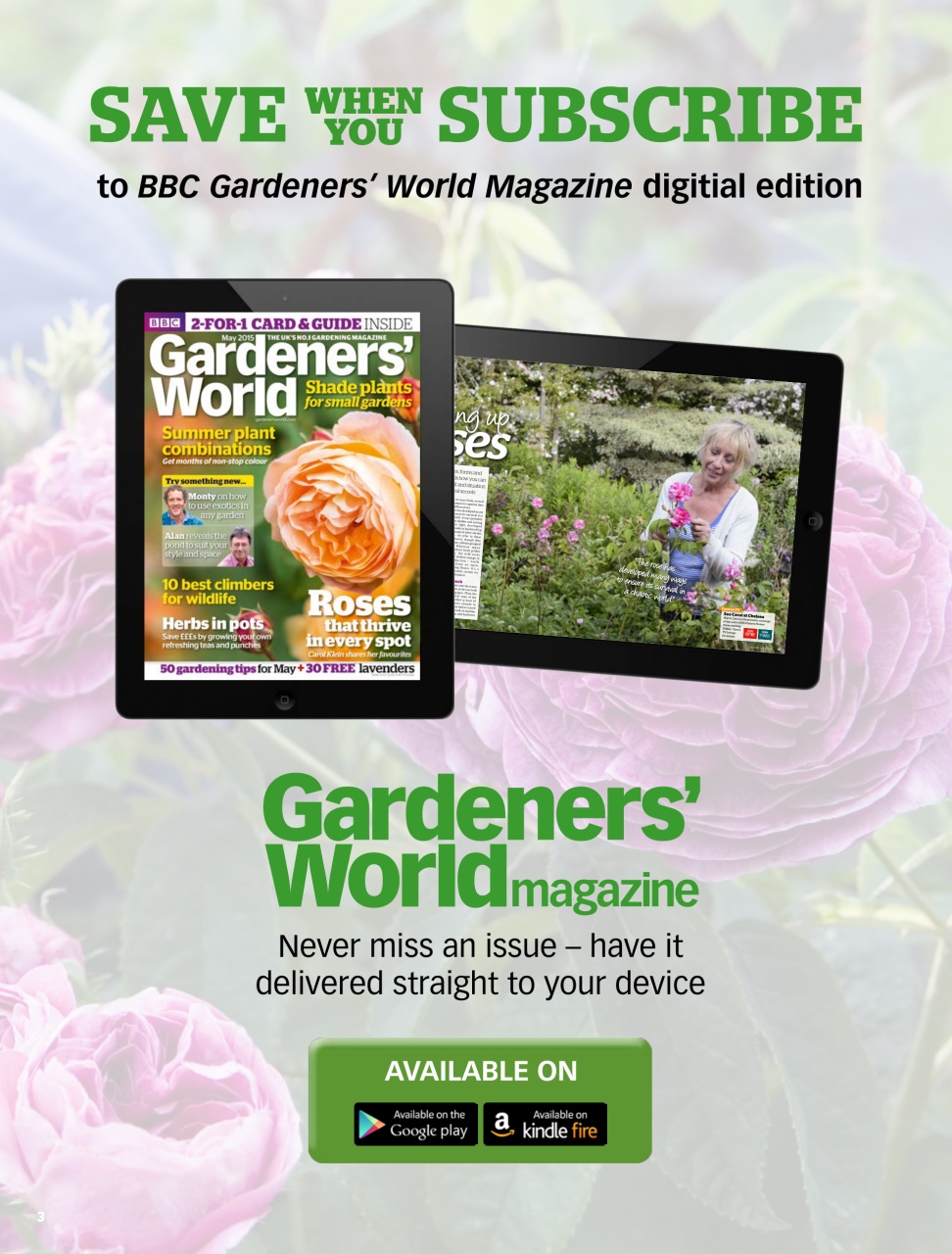 BBC Gardeners’ World Magazine Preview Pages