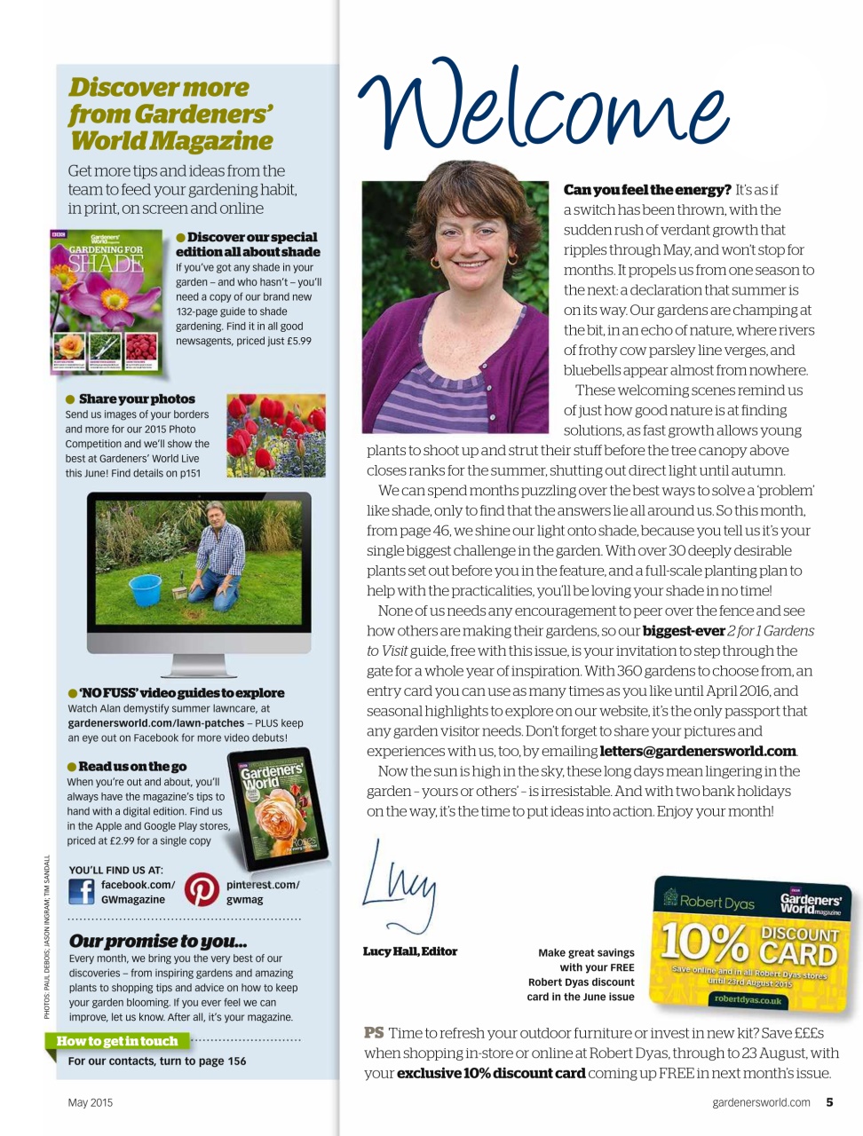 BBC Gardeners’ World Magazine Preview Pages