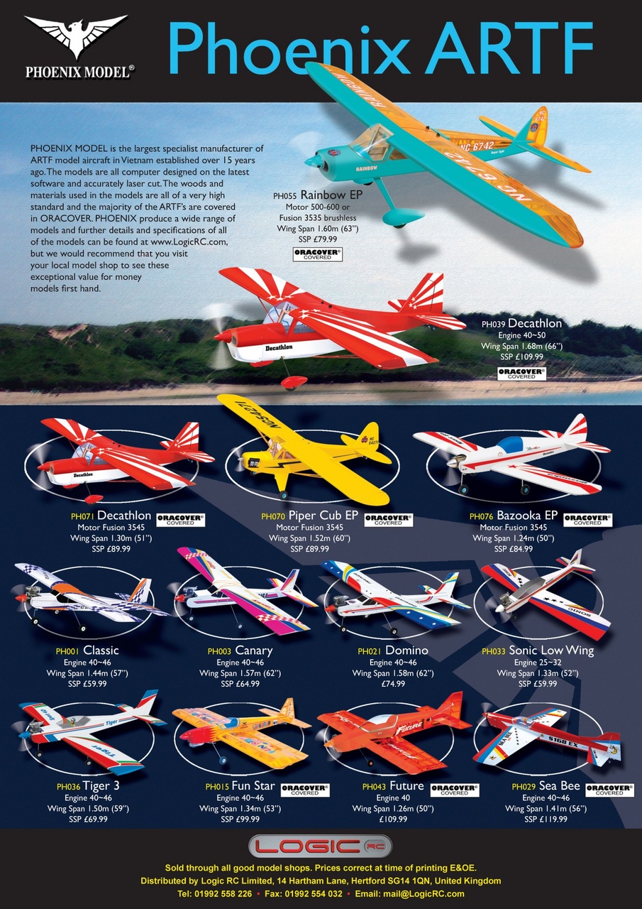 Radio Control Model Flyer Preview Pages