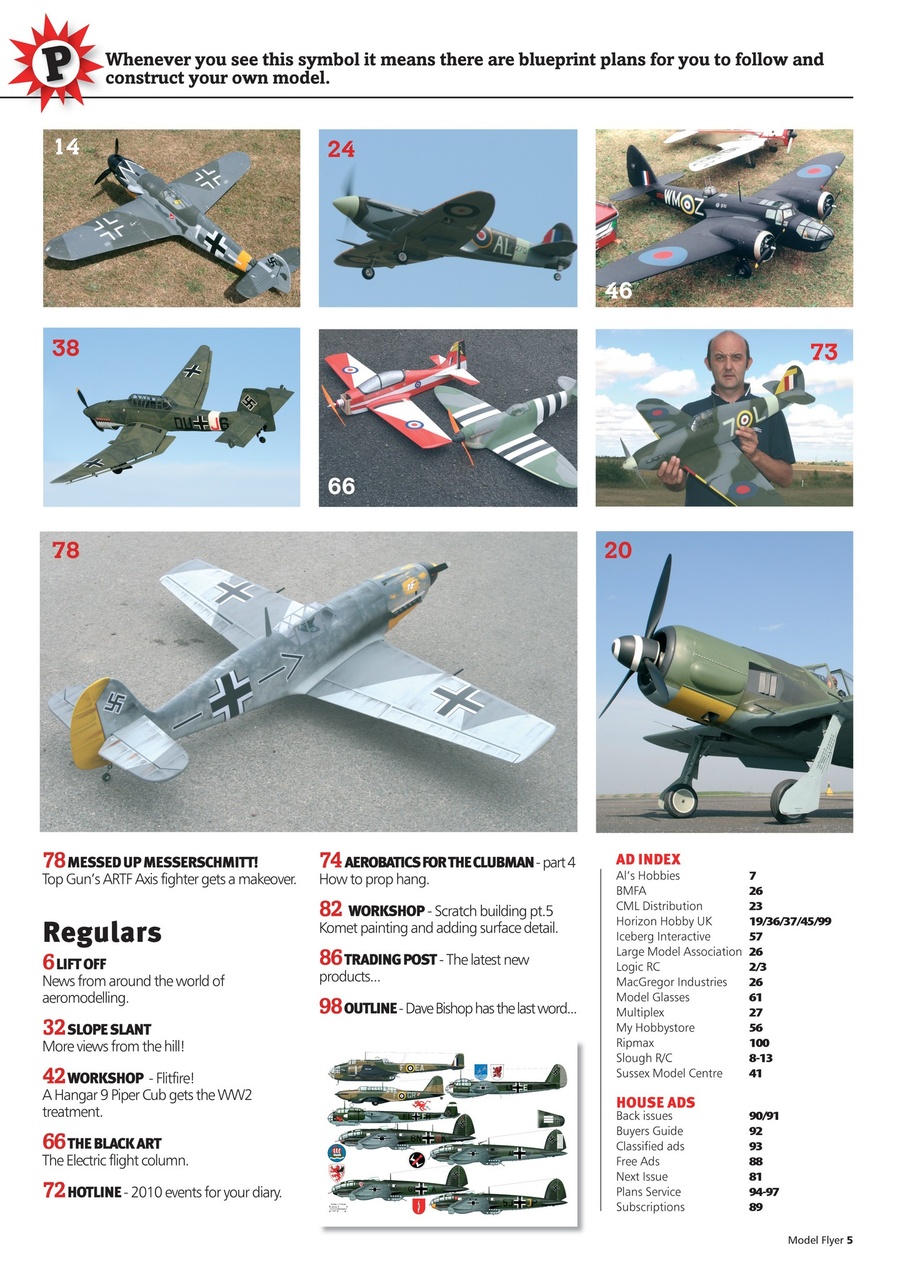 Radio Control Model Flyer Preview Pages