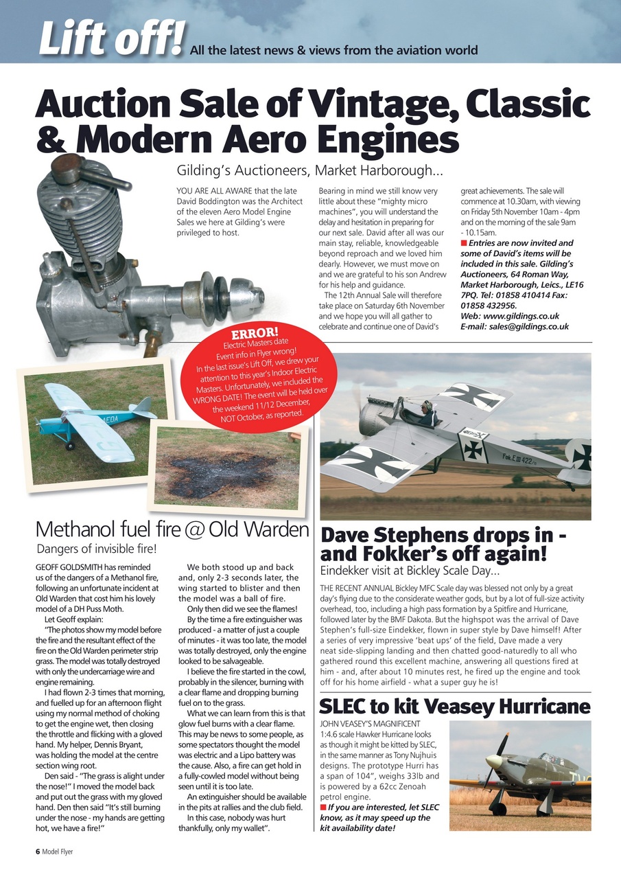 Radio Control Model Flyer Preview Pages