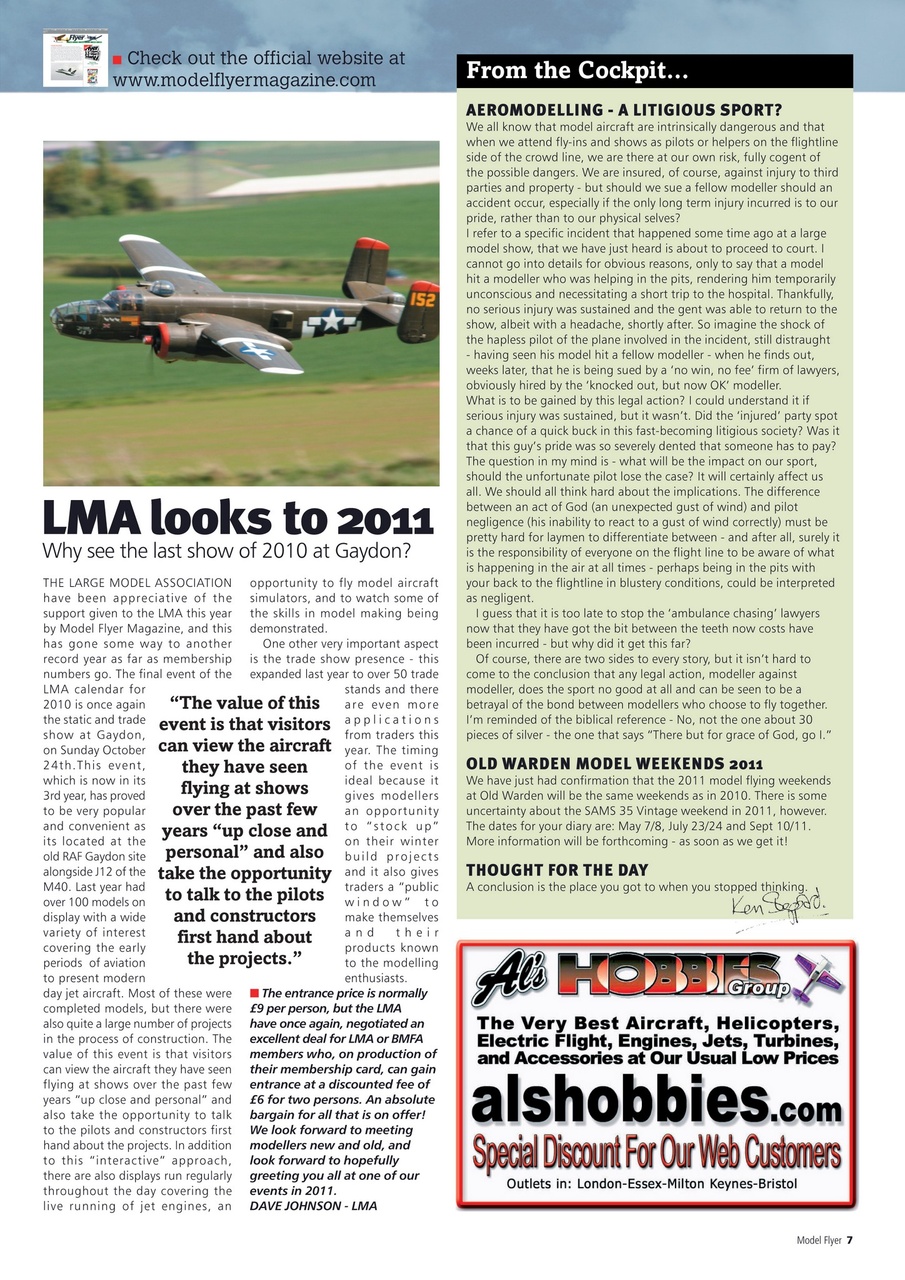 Radio Control Model Flyer Preview Pages