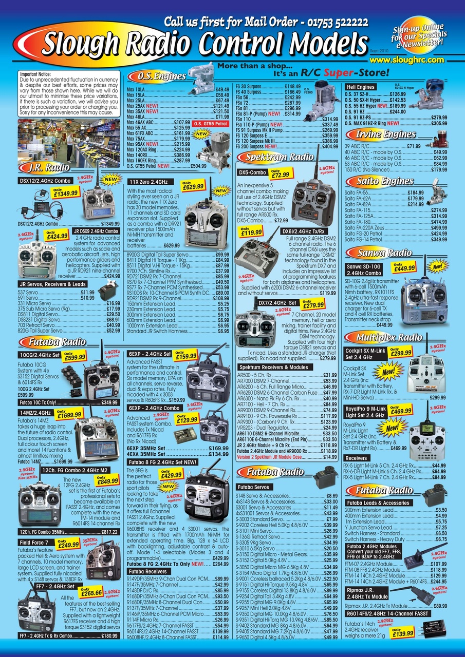 Radio Control Model Flyer Preview Pages