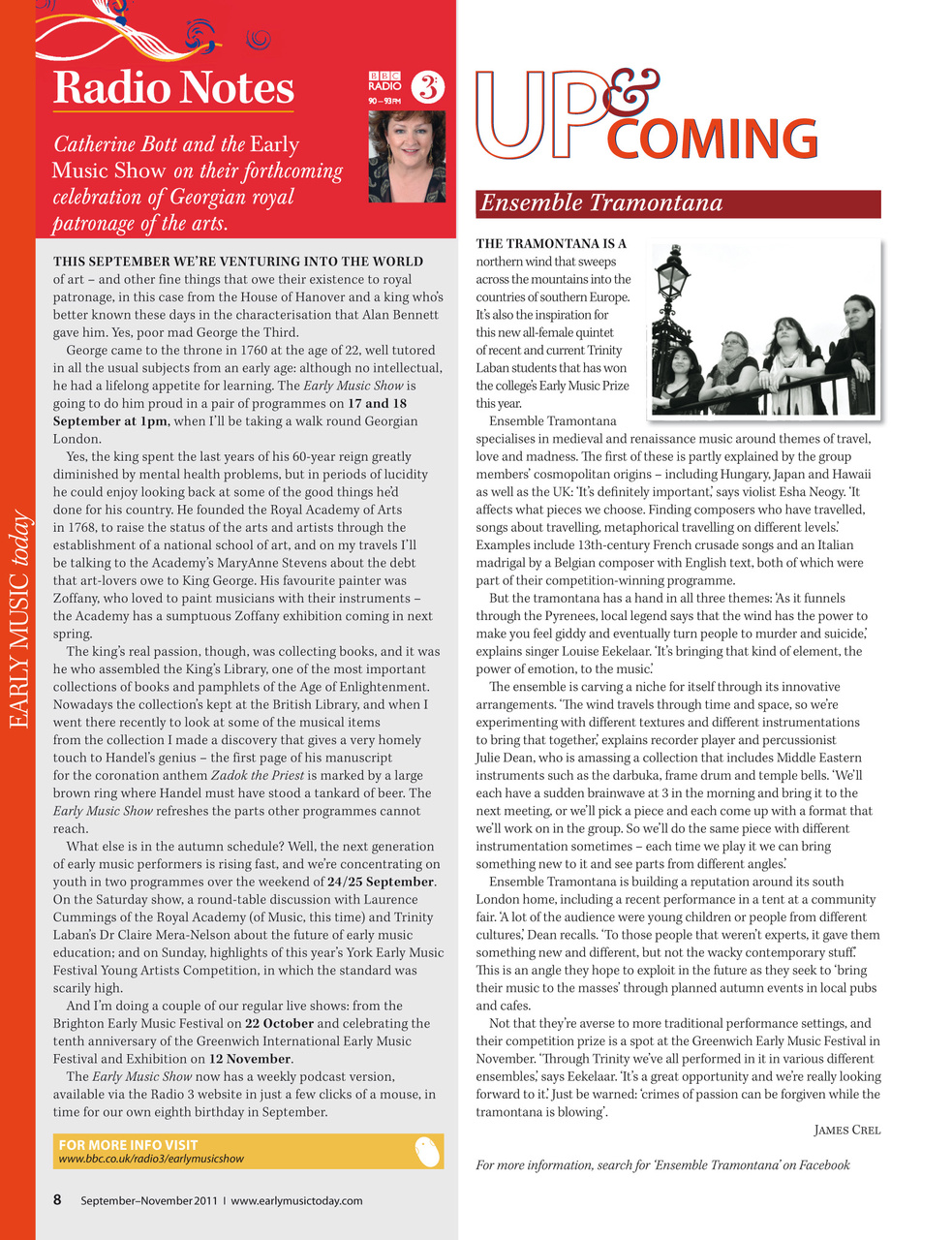 Early Music Today Preview Pages