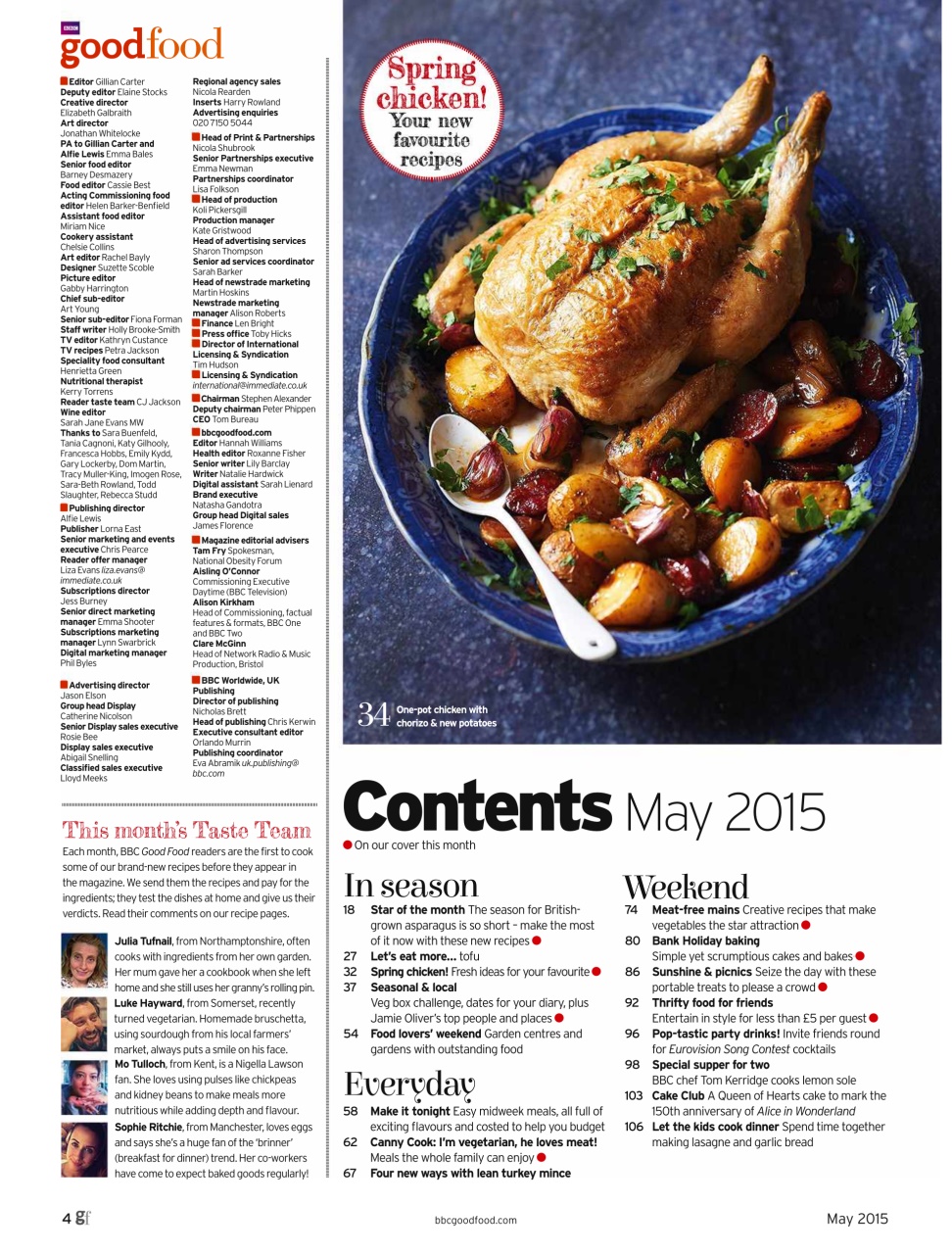 Good Food Magazine Preview Pages