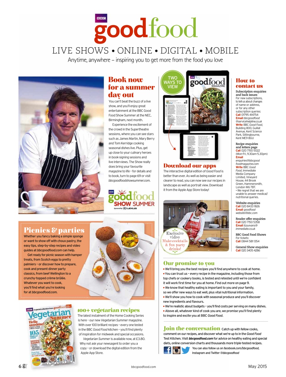 Good Food Magazine Preview Pages