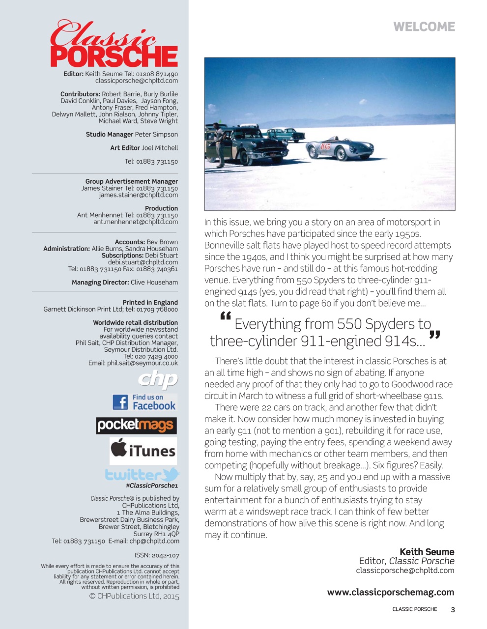 Classic Porsche Preview Pages