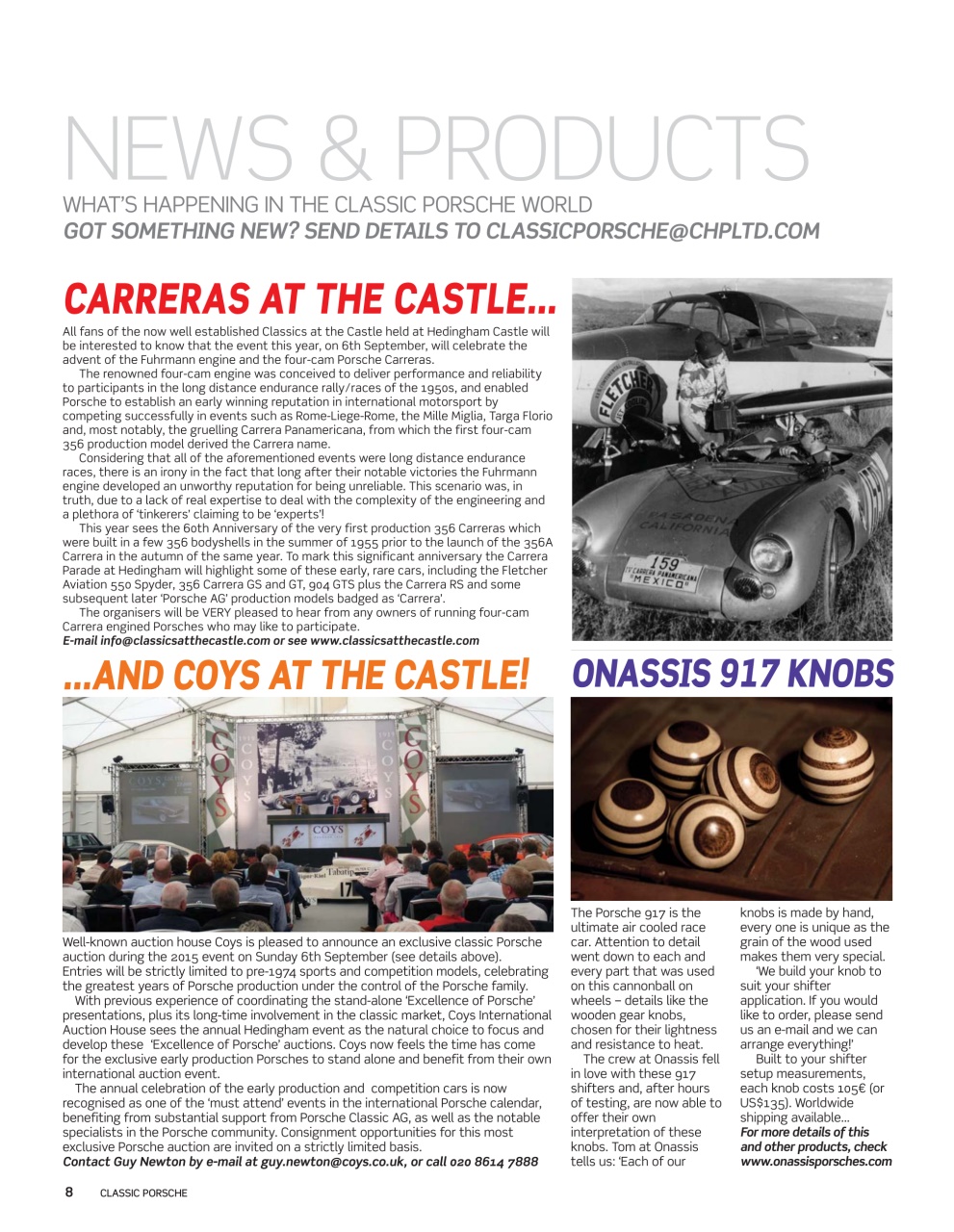 Classic Porsche Preview Pages