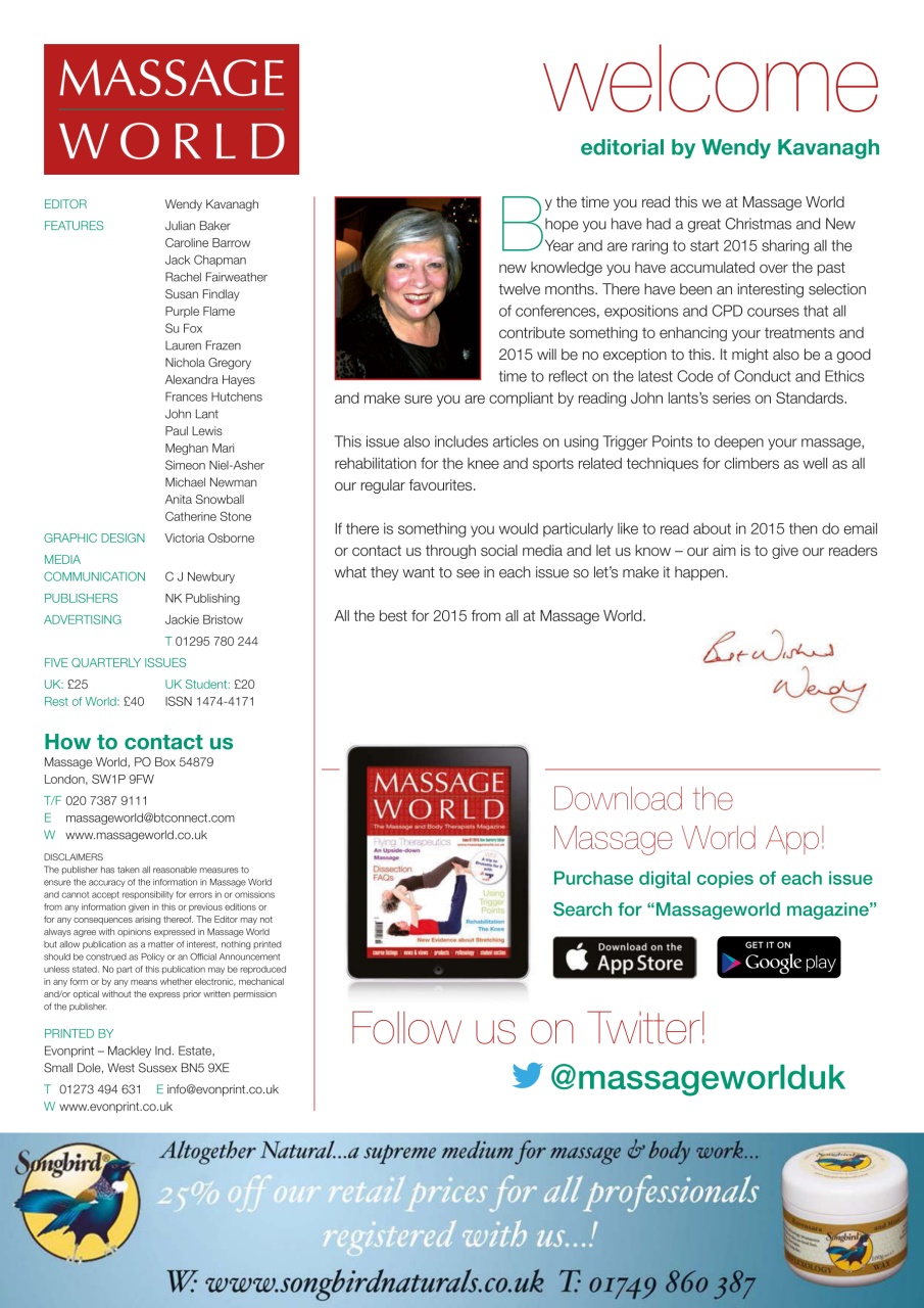 Massage World Preview Pages