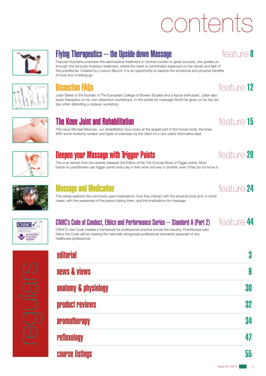 Massage World Preview Pages