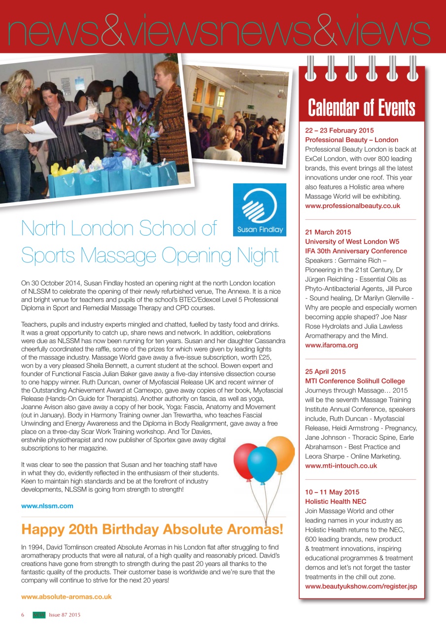 Massage World Preview Pages