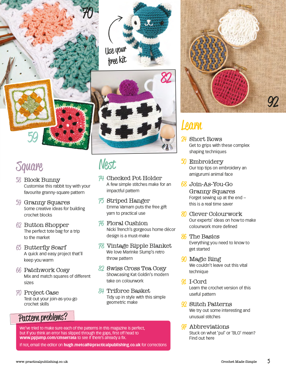 Knit Now Preview Pages