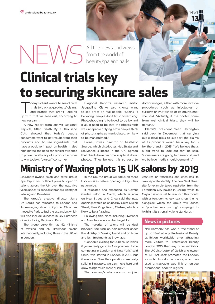 Professional Beauty Preview Pages