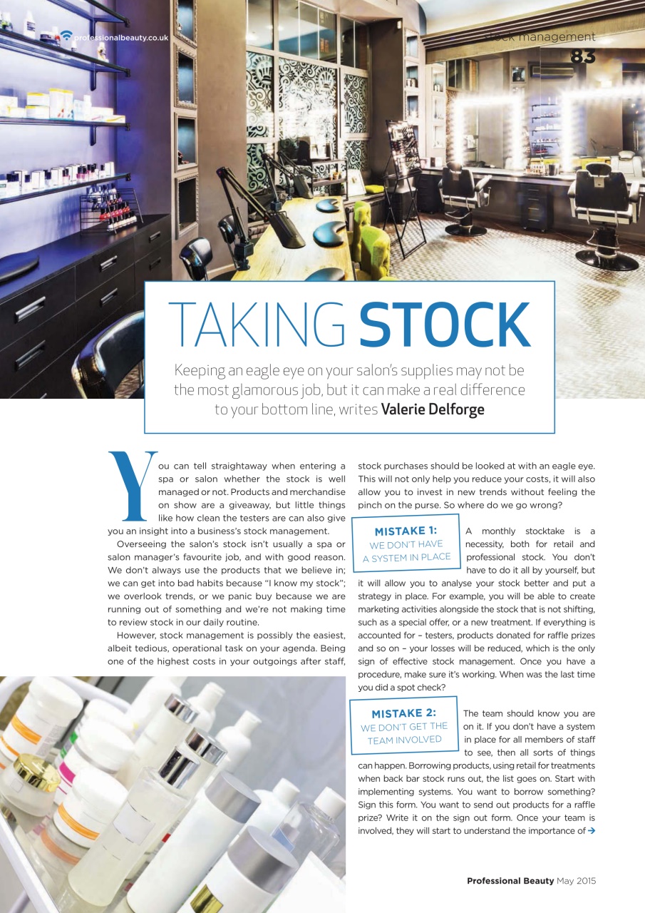 Professional Beauty Preview Pages