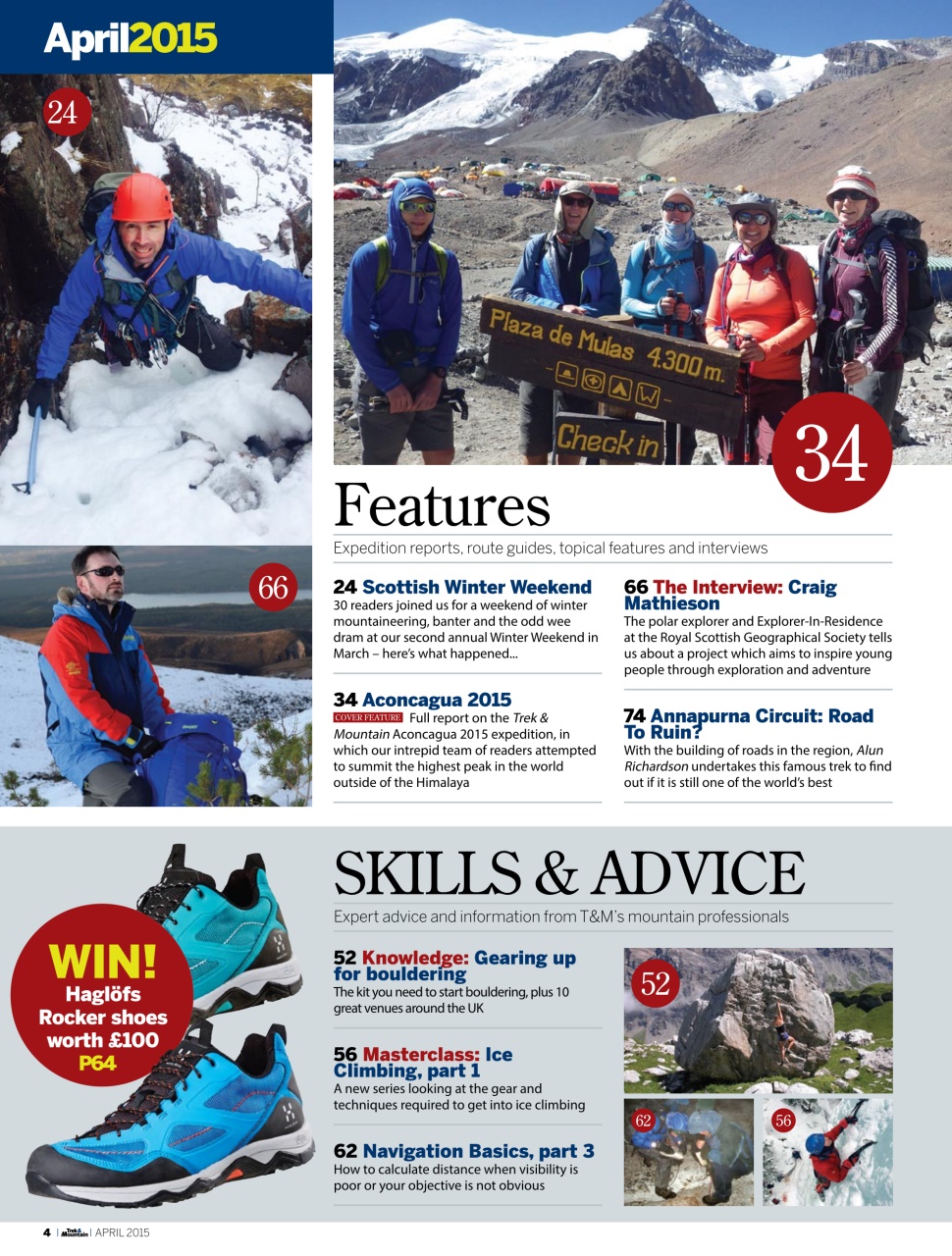 Trek & Mountain Magazine Preview Pages