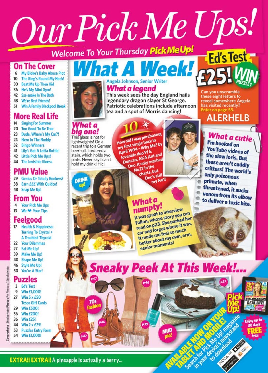 Pick Me Up Preview Pages