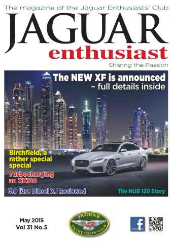 Jaguar Enthusiast issue Vol.31 No.5 The New XF is Announced