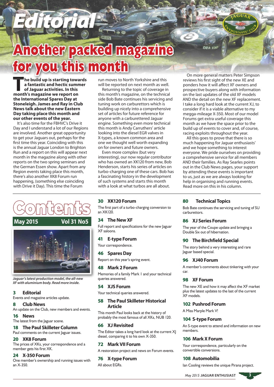 Jaguar Enthusiast Preview Pages