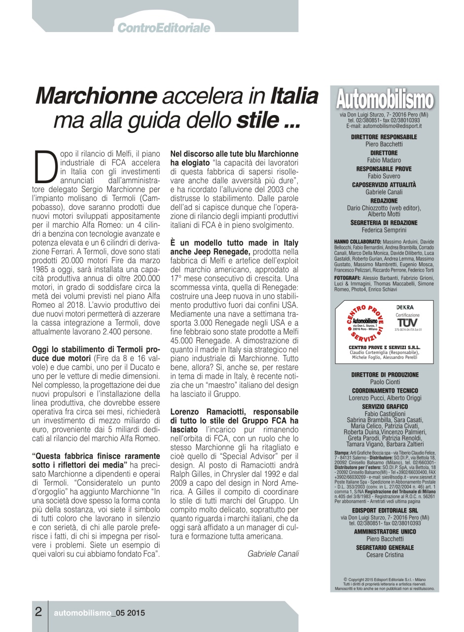 Automobilismo Preview Pages