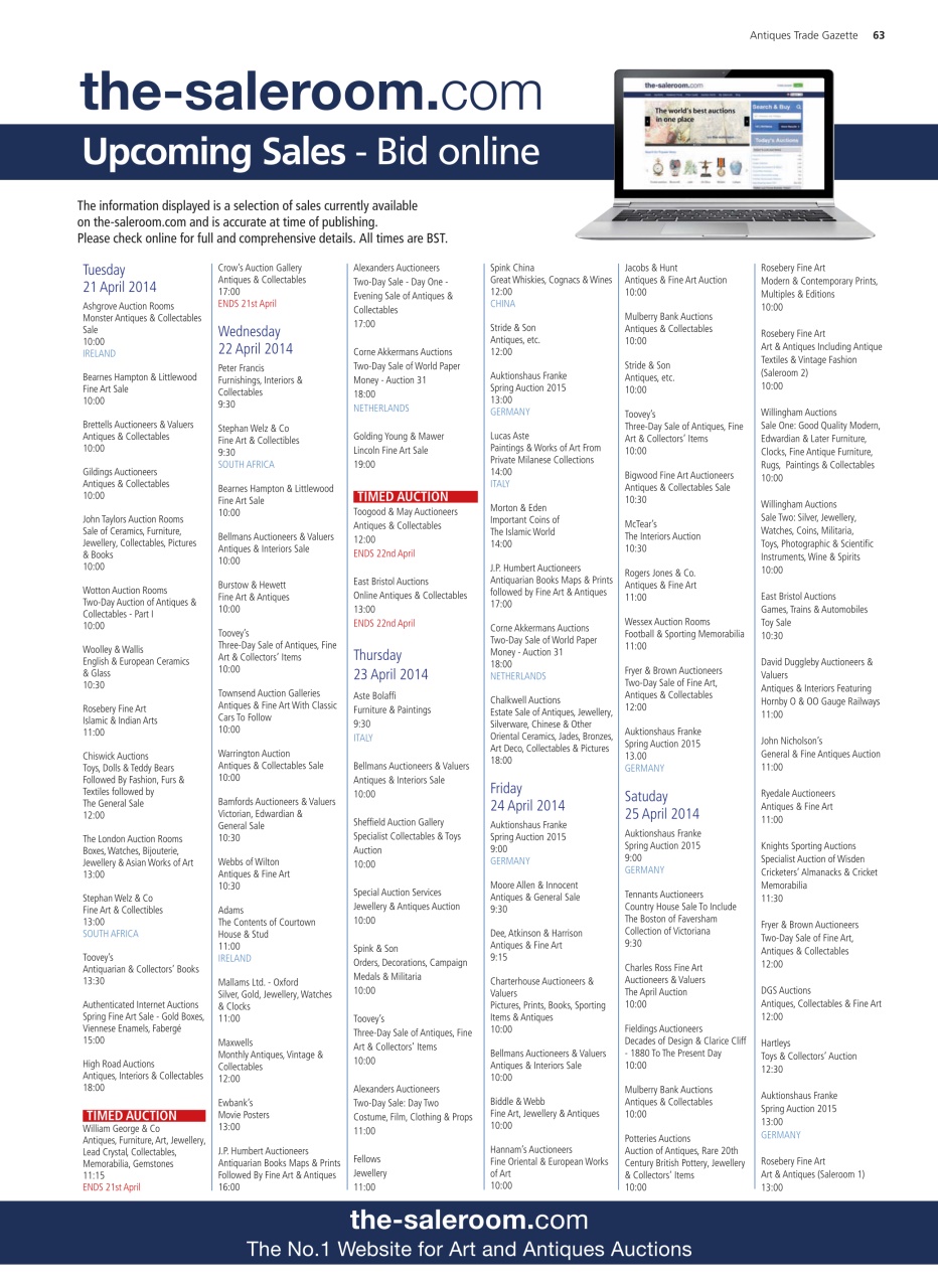 Antiques Trade Gazette Preview Pages