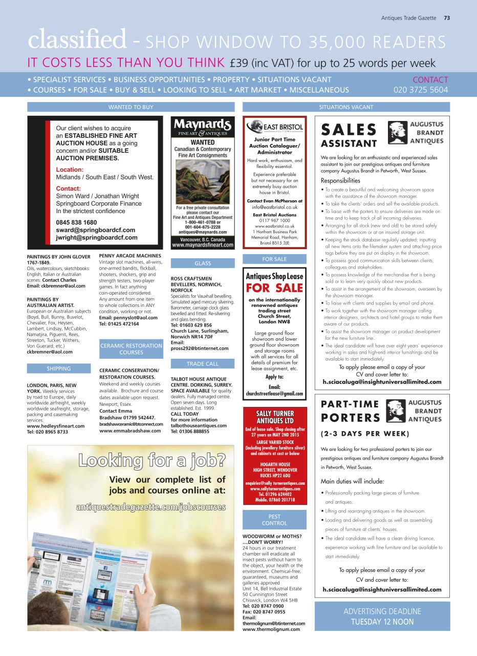 Antiques Trade Gazette Preview Pages
