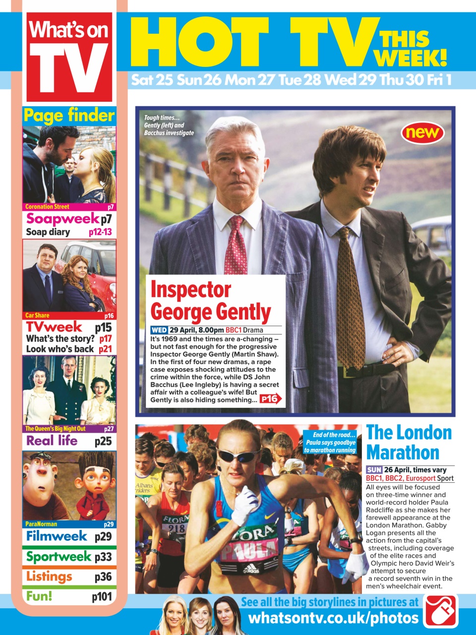 What's on TV Preview Pages