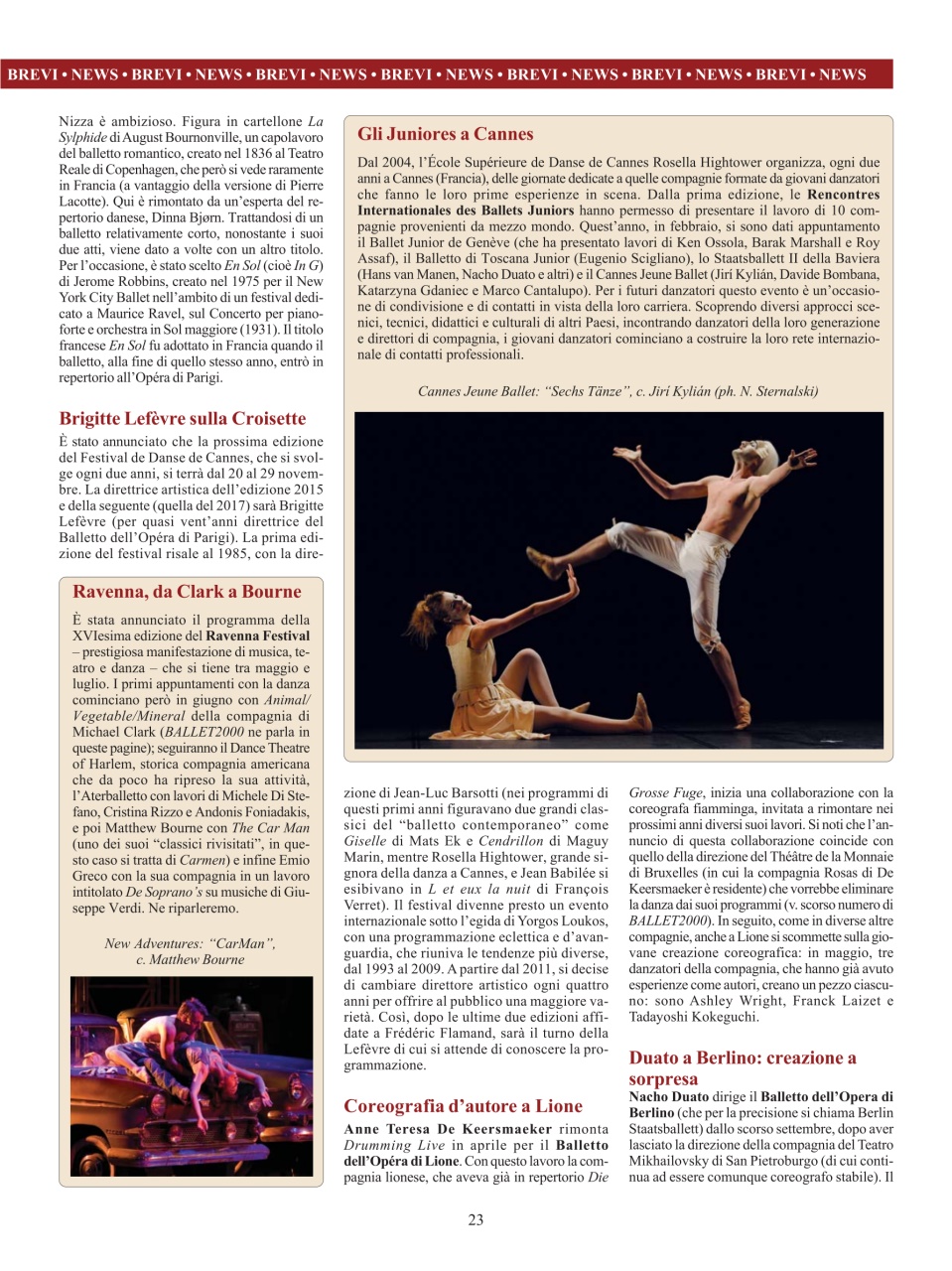 BALLET2000 Edizione Italia Preview Pages