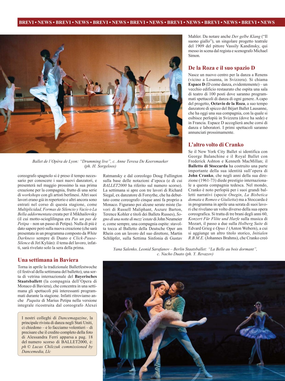 BALLET2000 Edizione Italia Preview Pages