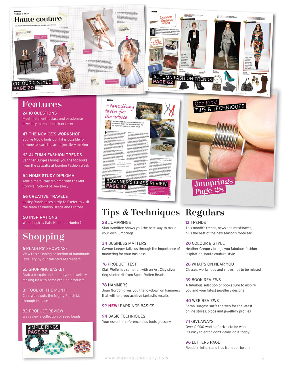 Making Jewellery Preview Pages