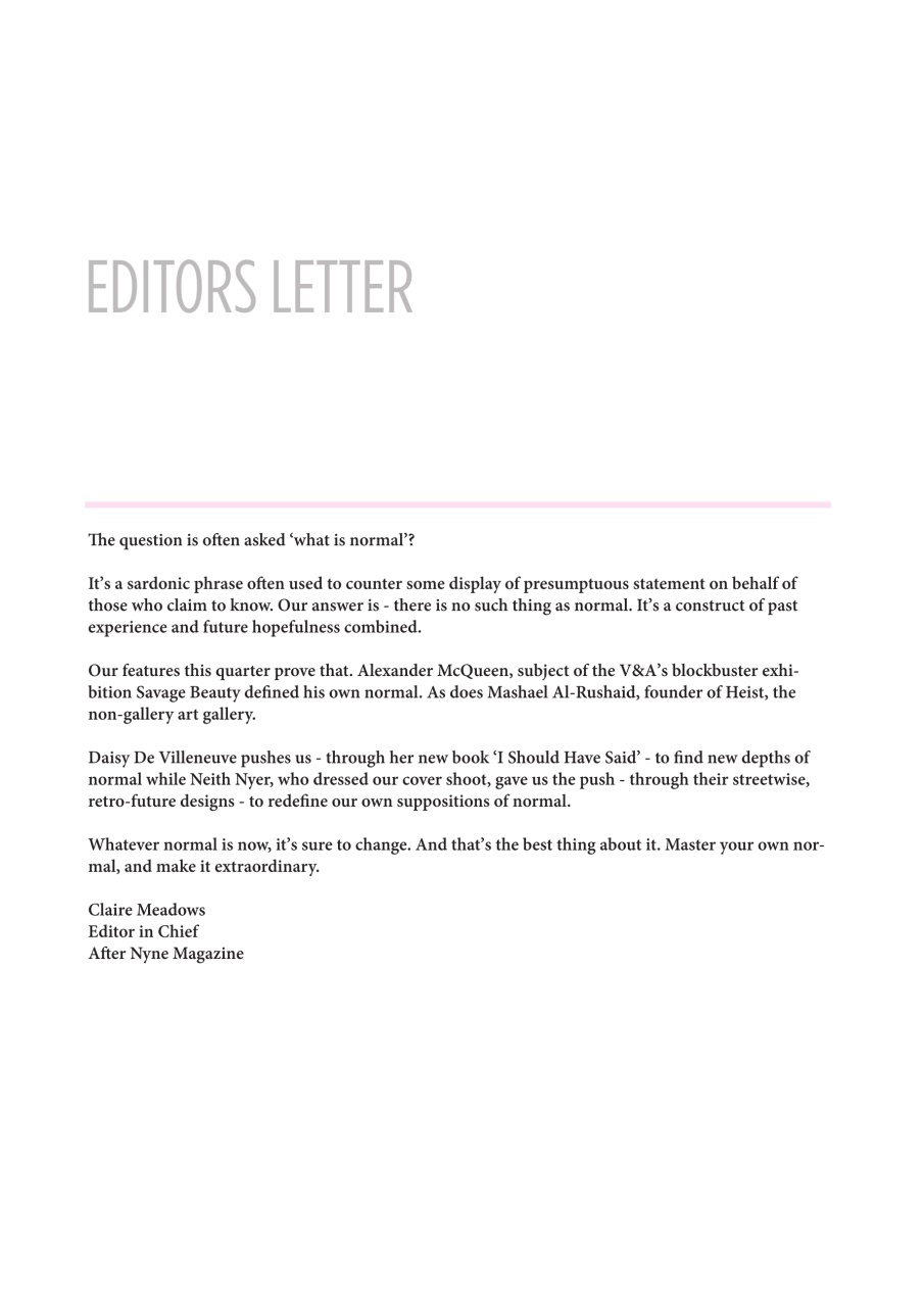 After Nyne Magazine Preview Pages