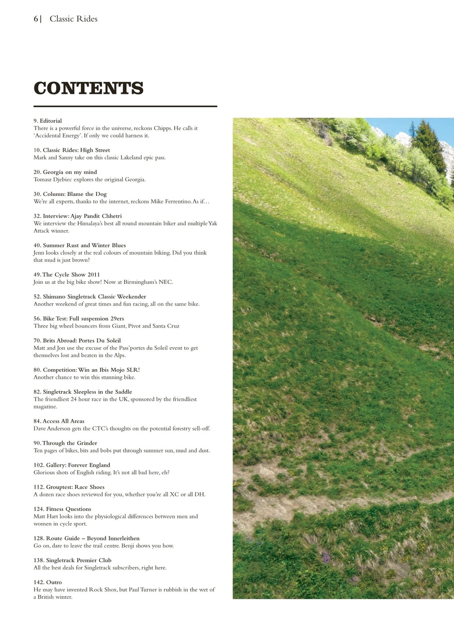 Singletrack Preview Pages