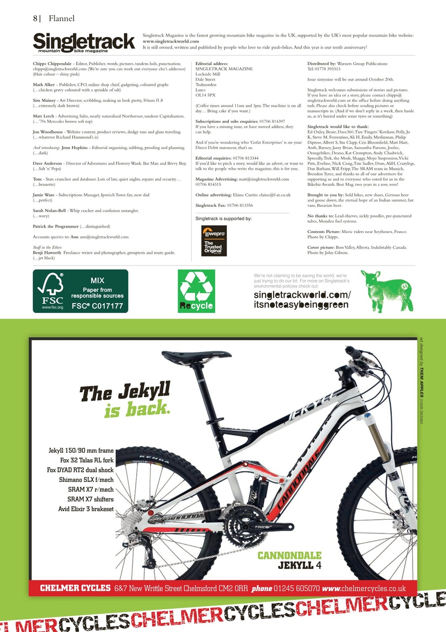 Singletrack Preview Pages