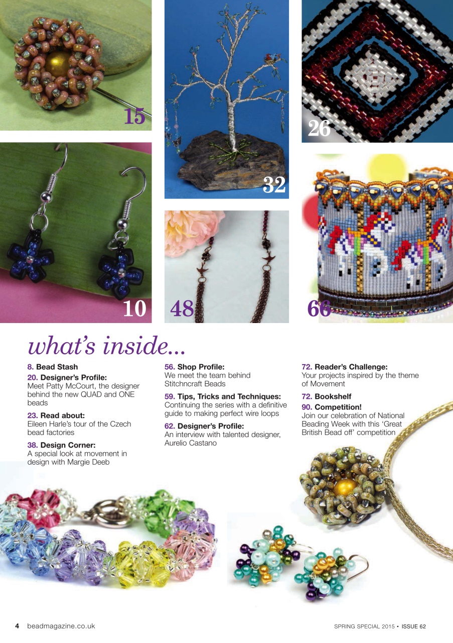 Bead & Jewellery Magazine Preview Pages