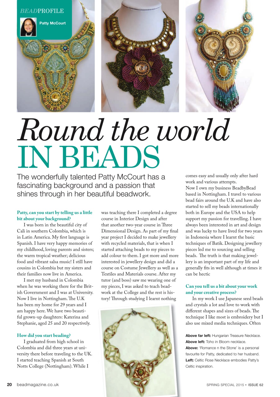 Bead & Jewellery Magazine Preview Pages