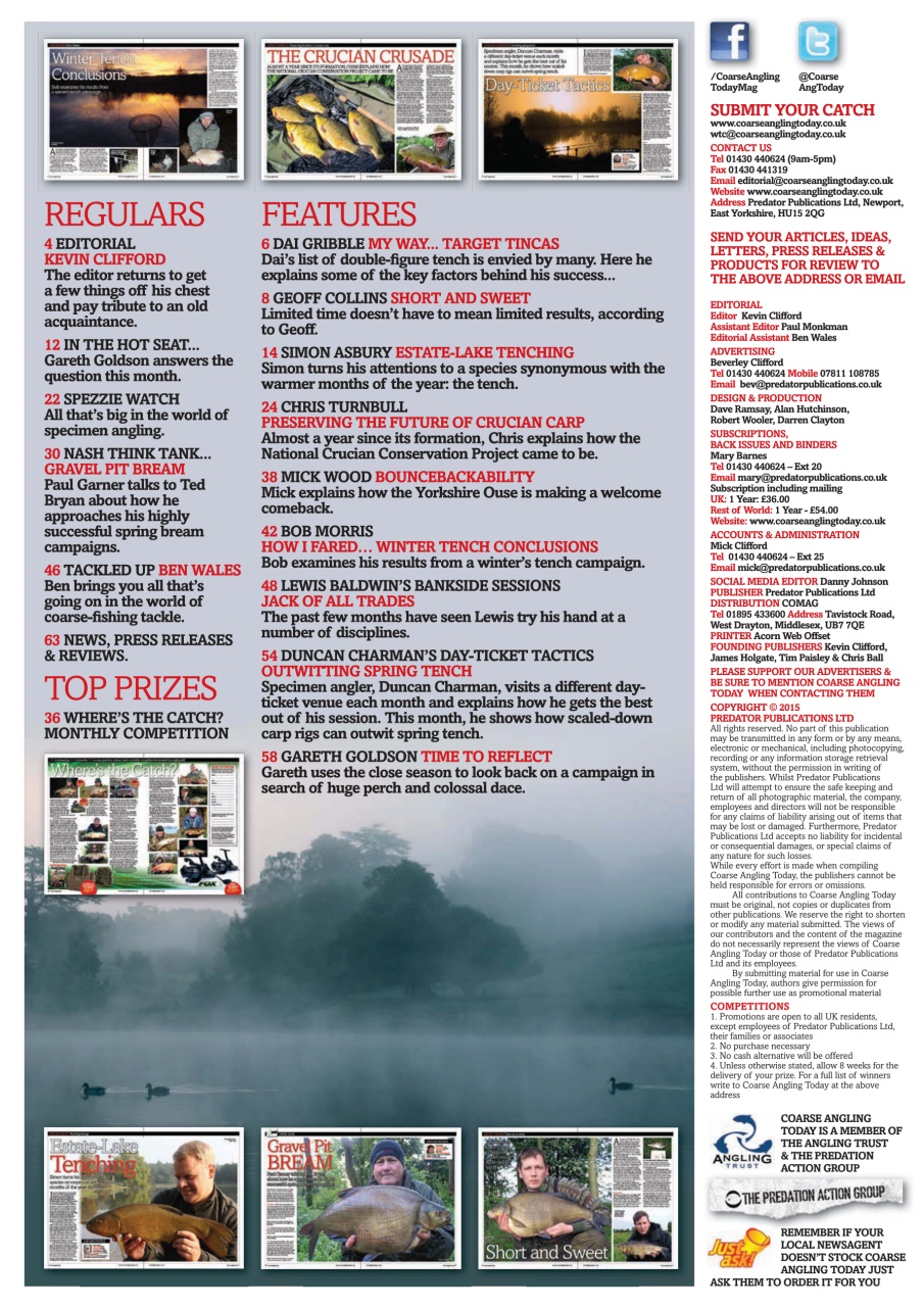 Coarse Angling Today Preview Pages