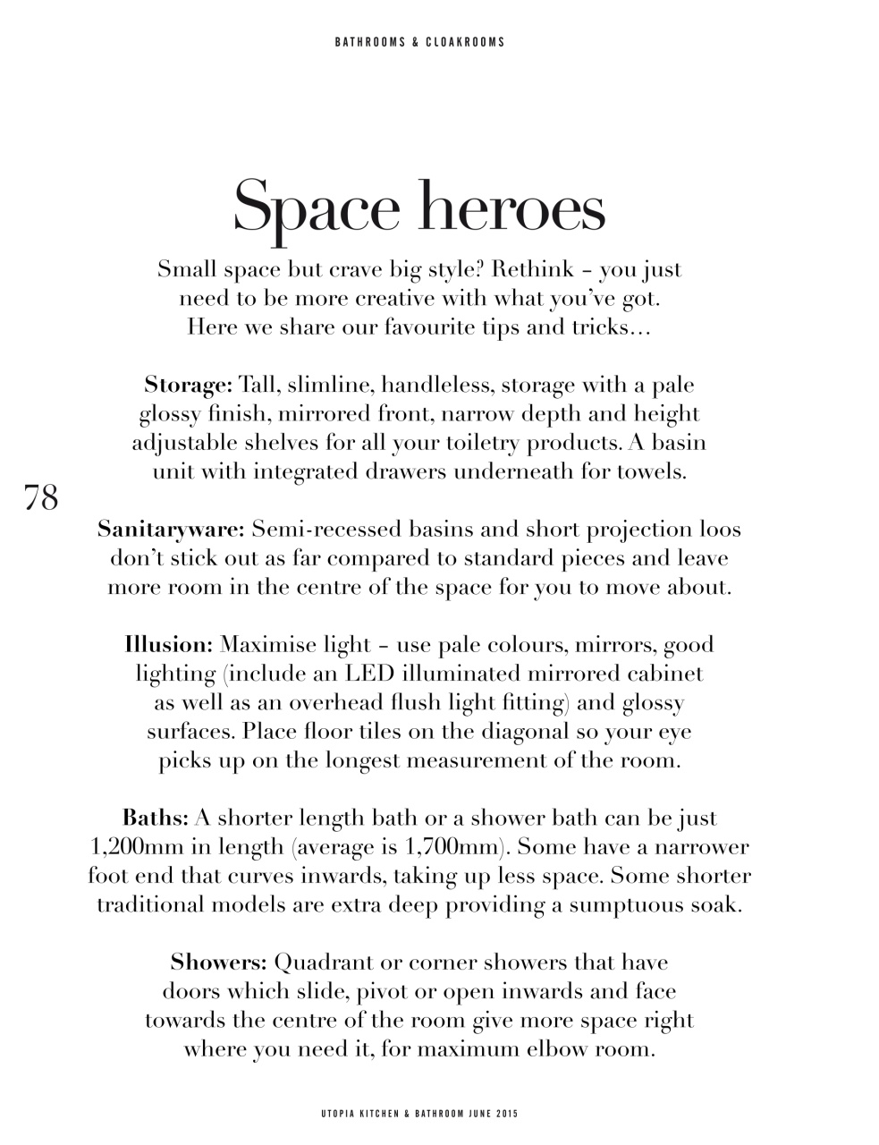 Utopia Kitchen & Bathroom Preview Pages