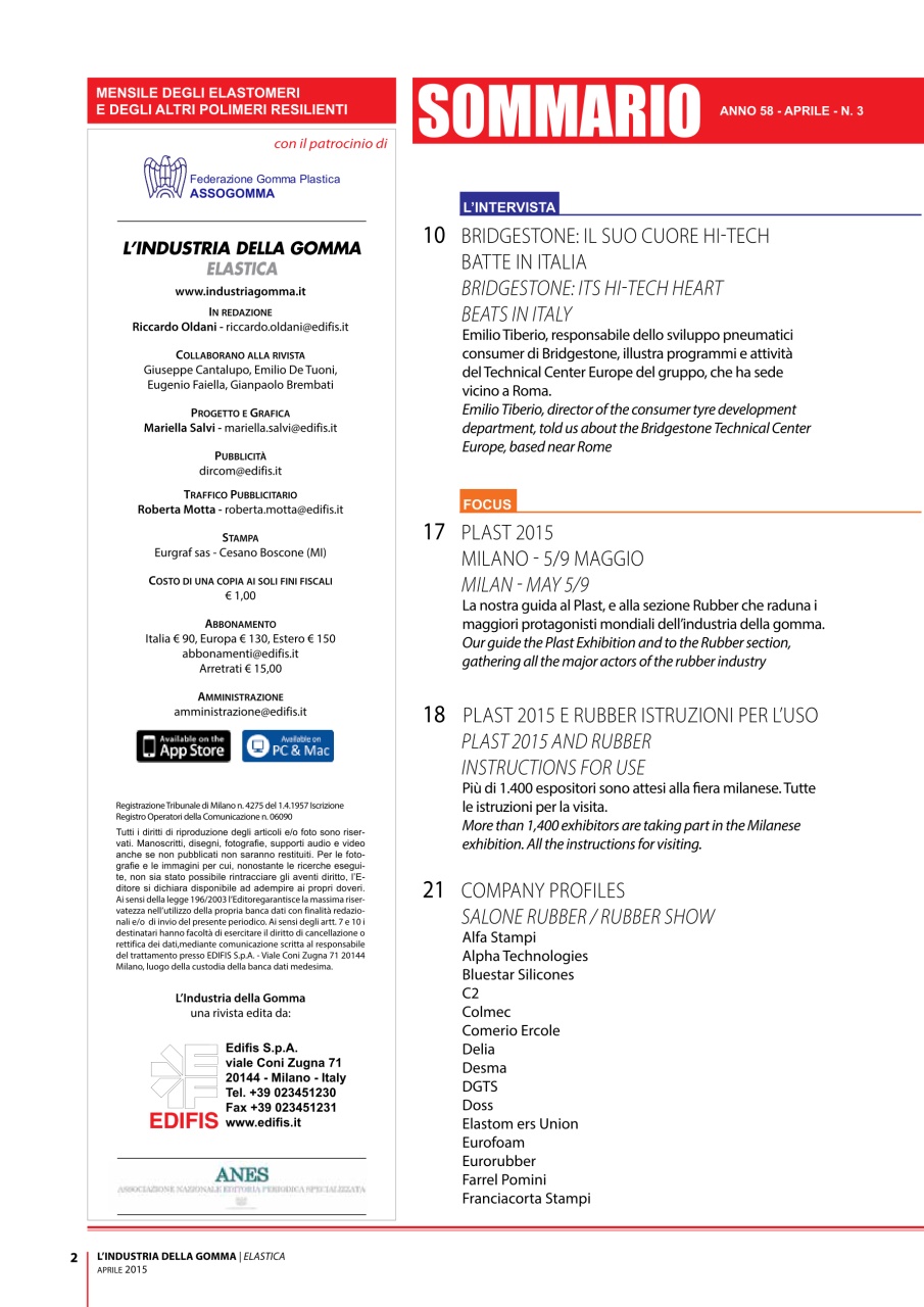 L’industria della Gomma Preview Pages