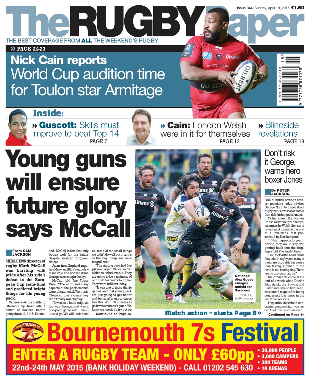 The Rugby Paper Preview Pages