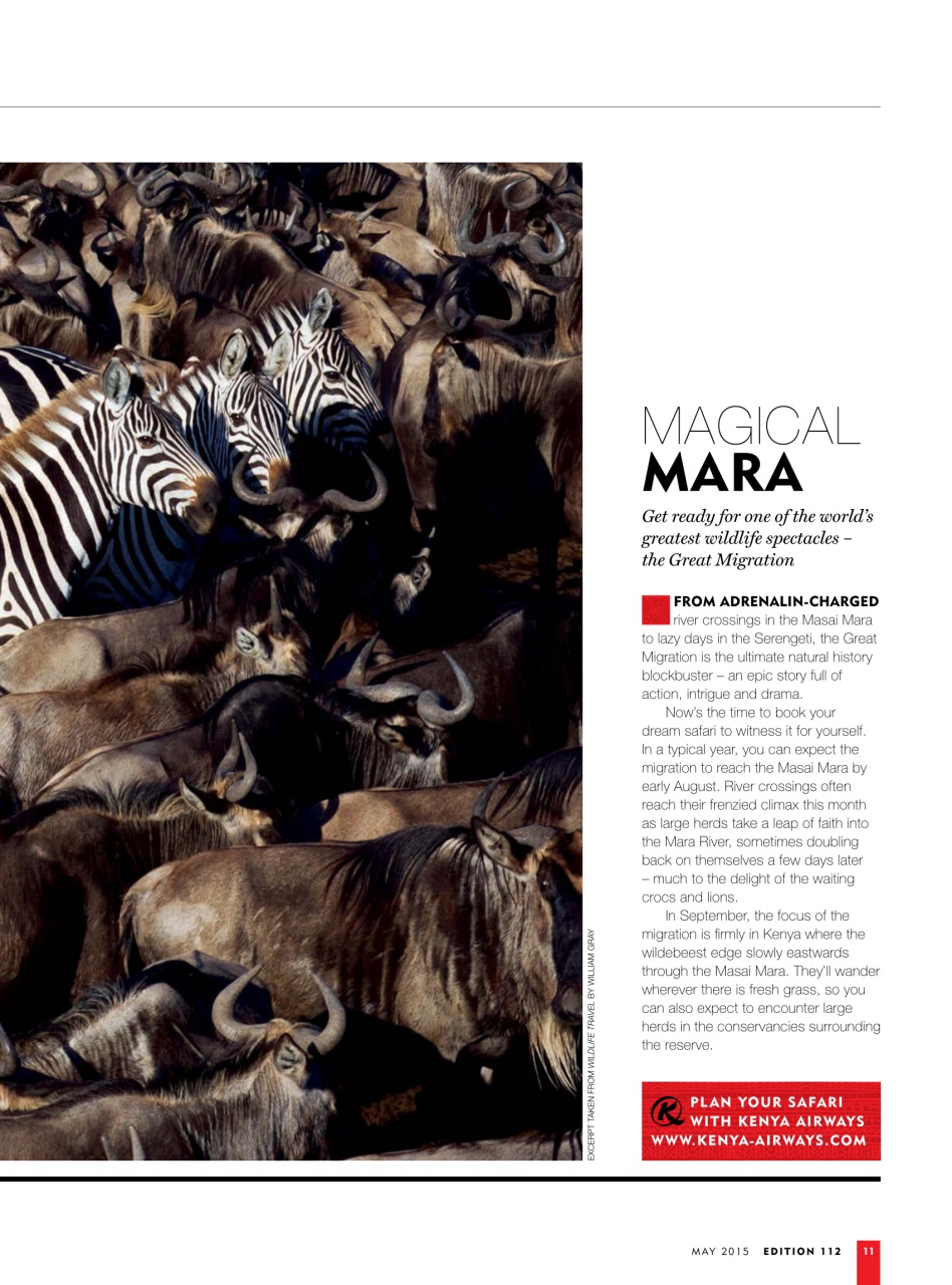 MSAFIRI – Kenya Airways Inflight Preview Pages