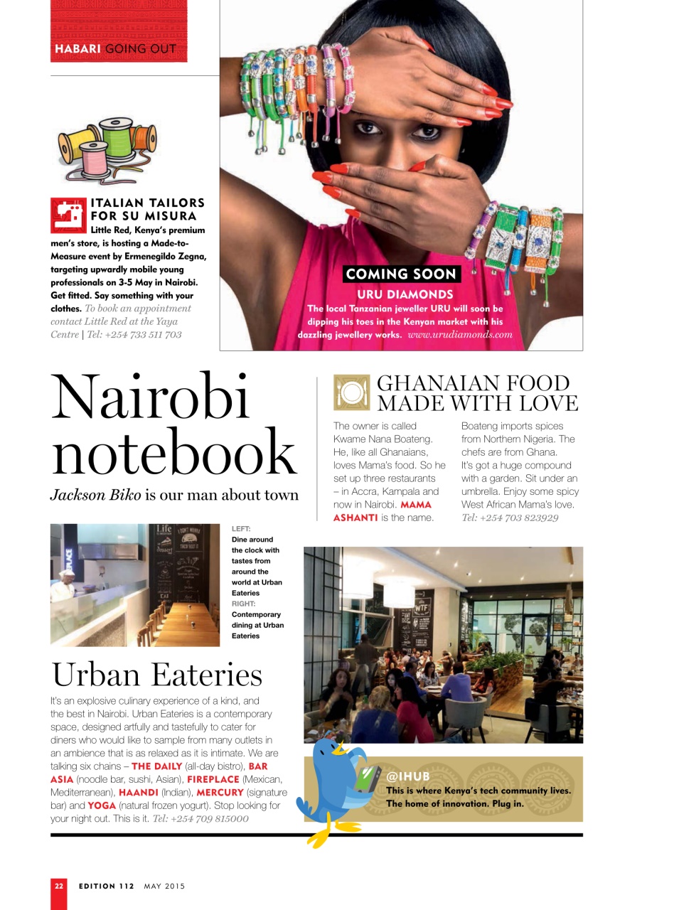 MSAFIRI – Kenya Airways Inflight Preview Pages