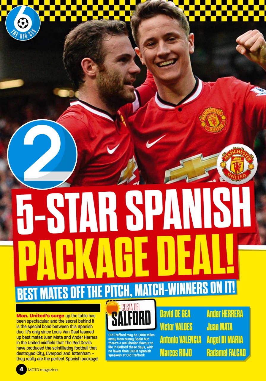 Match of the Day Preview Pages