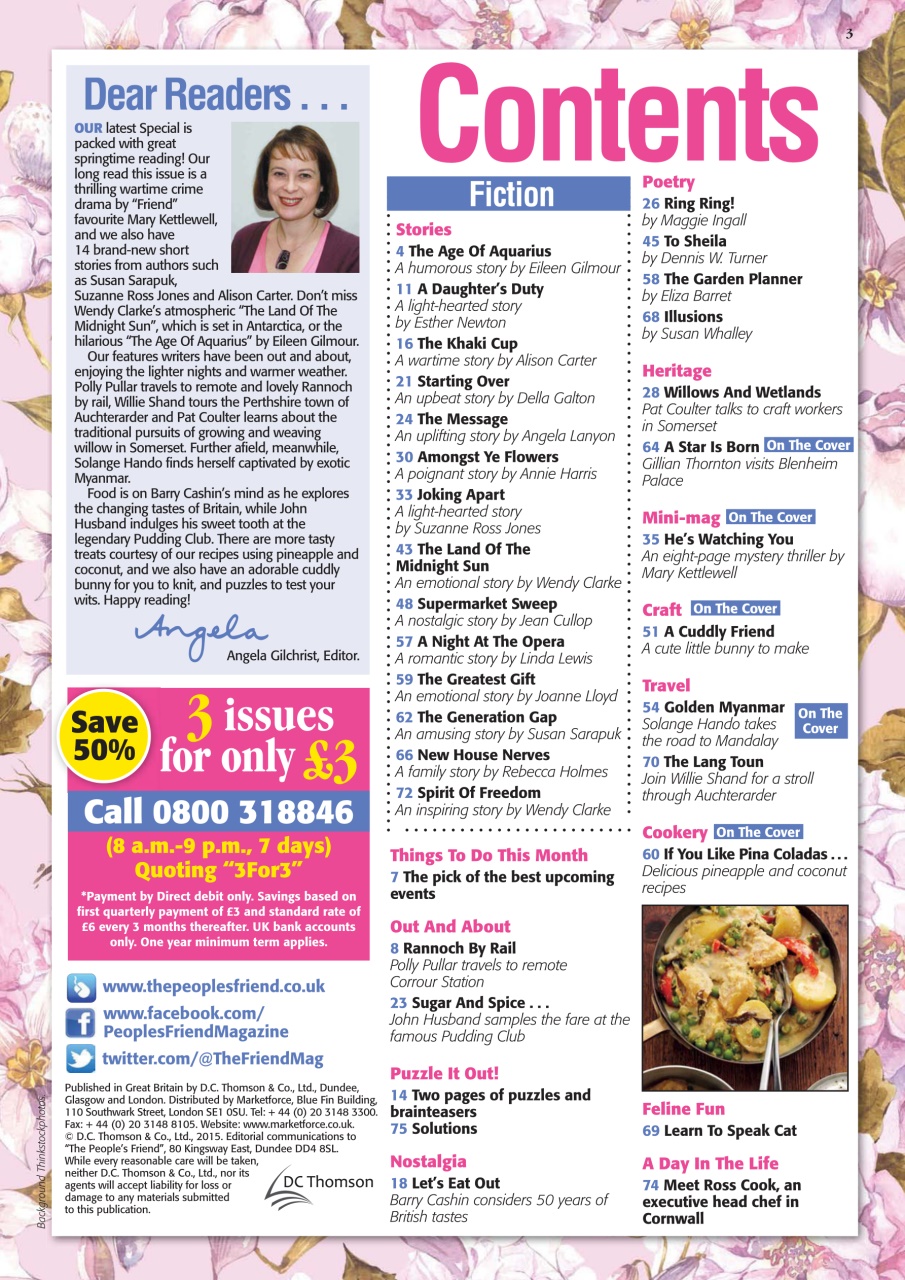 The People’s Friend Special Preview Pages