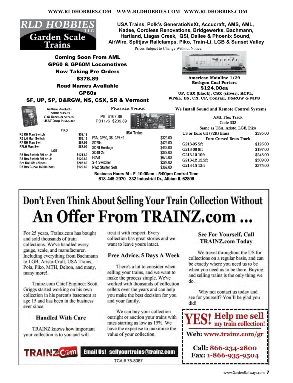 Garden Railways Preview Pages